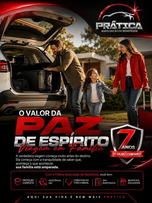 O valor da paz de espírito em viagem, com a Prática há mais de 7 anos